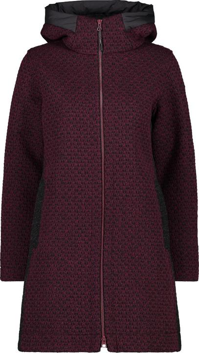 Produktbild CMP Campagnolo Wooltech Damen Hoodie Mantel (46)
