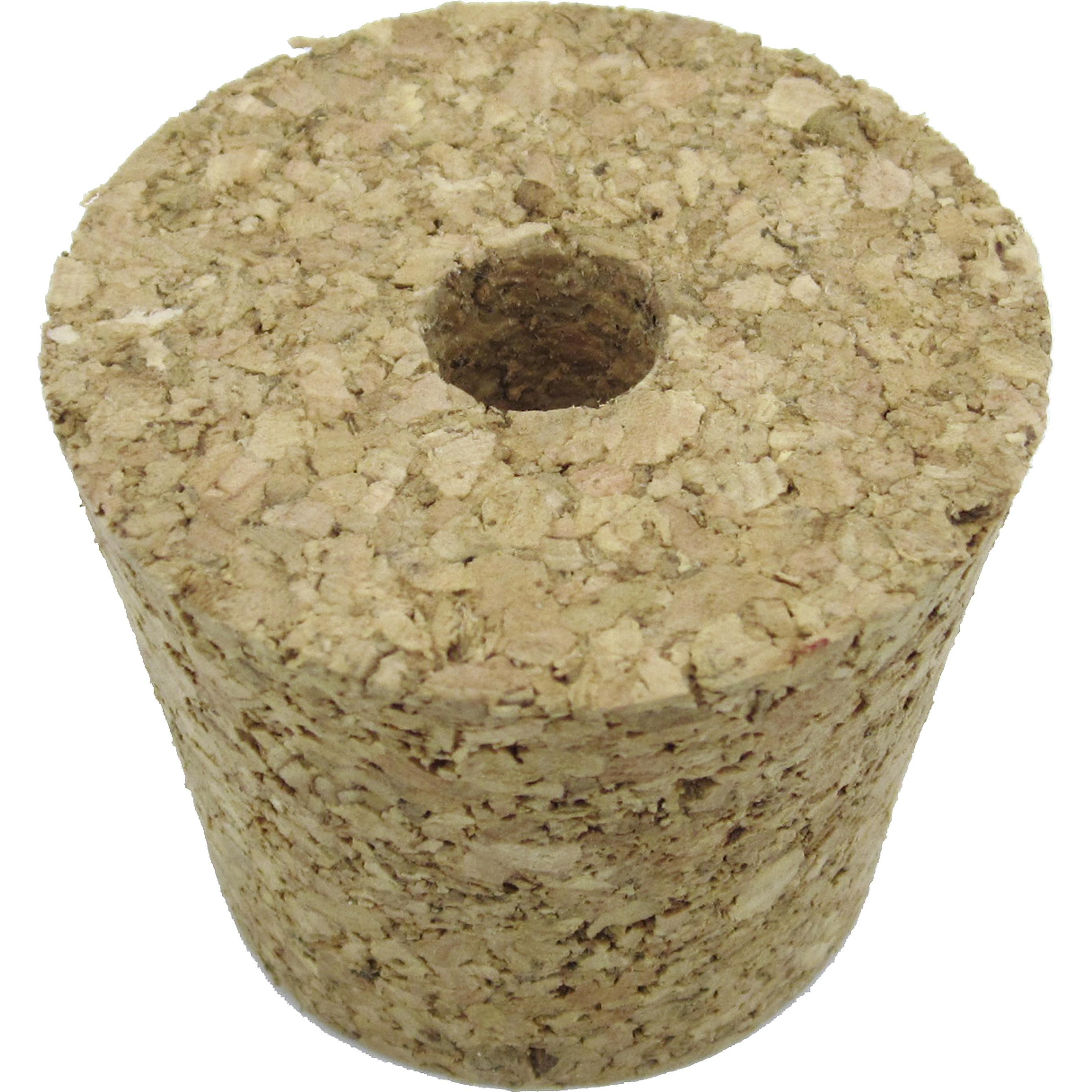 Schmitt Korken mit Loch für 10 - 34 l Korbflaschen, Einmachgläser, Beige
