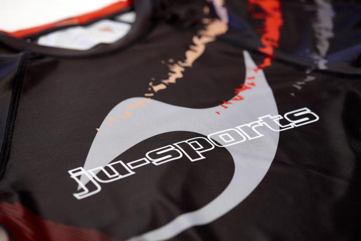 Actual product image Ju-Sports Rashguard Pro C18 Germany short sleeve black (S)