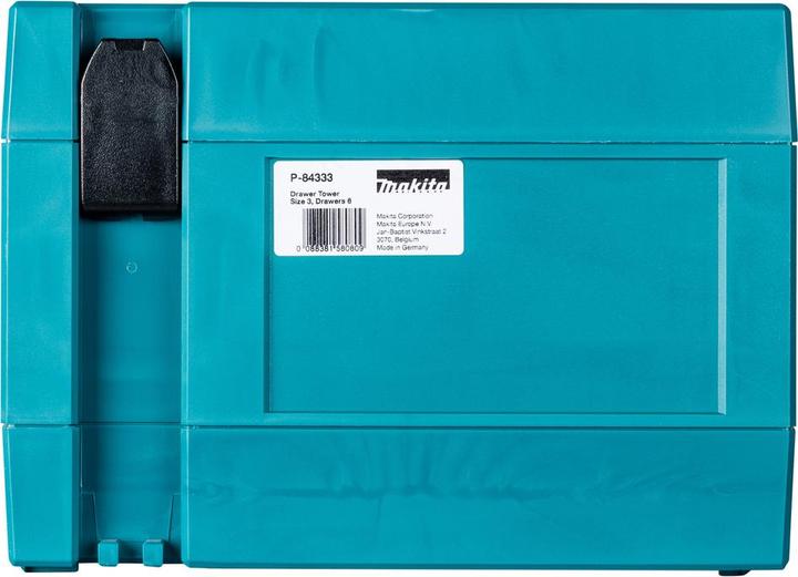 Produktbild Makita P-84333 MAKSTOR 3.6 M-BOX SYSTAINER mit 6 Schubladen (1 Teil)