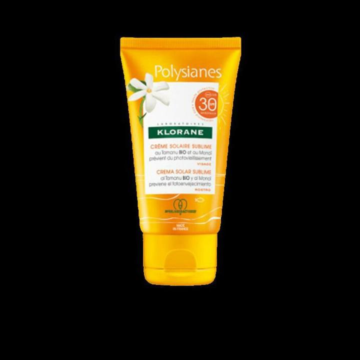 Immagine prodotto Klorane Polysianes Sublime Crema Solare Viso Spf30 50ml (Crema solare viso, SPF 30, 50 ml)