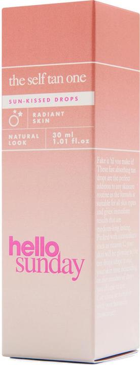 Actual product image Hello sunday the self tan one Tan drops (30 ml)
