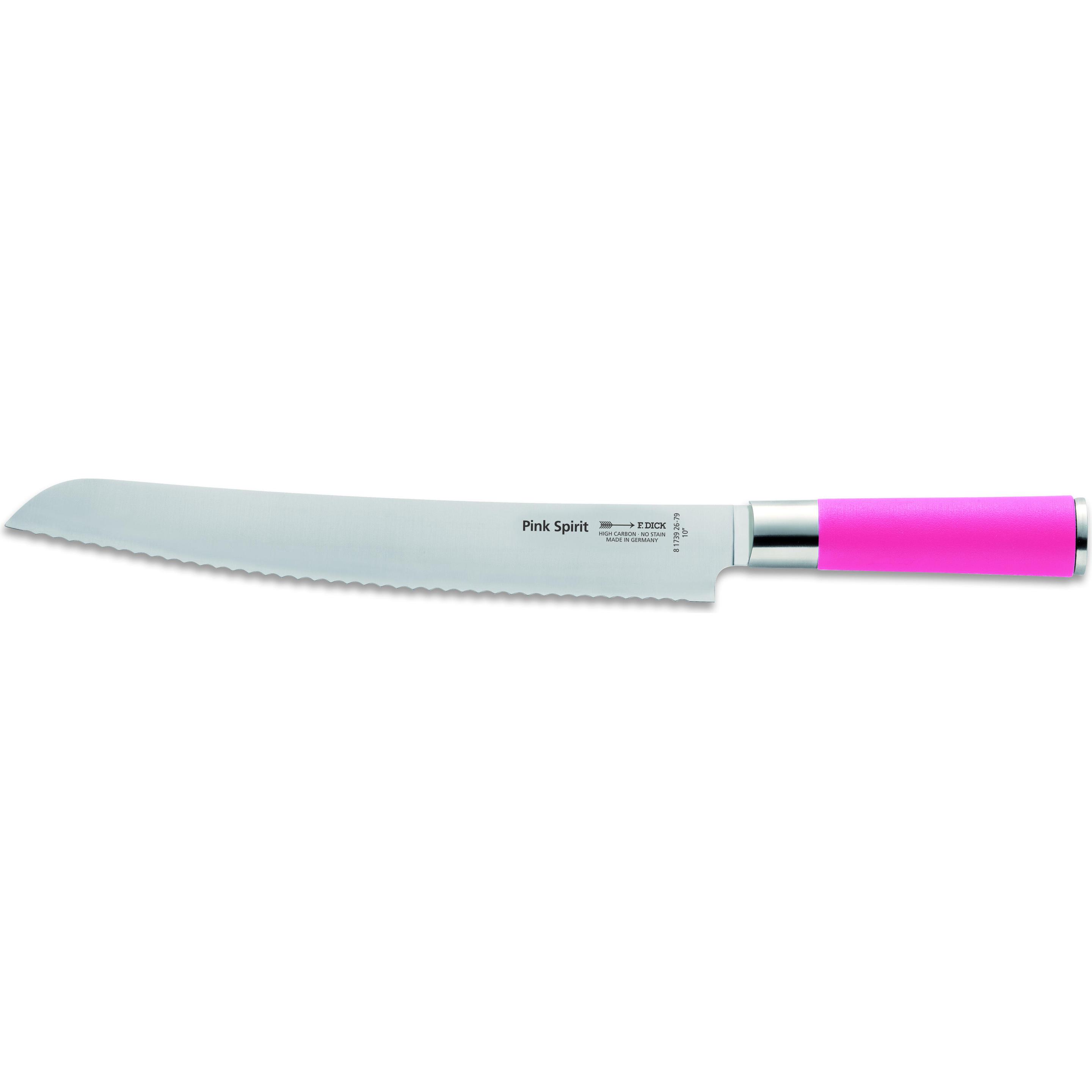 Siena Garden Brotmesser 26 cm, Küchenmesser, Pink