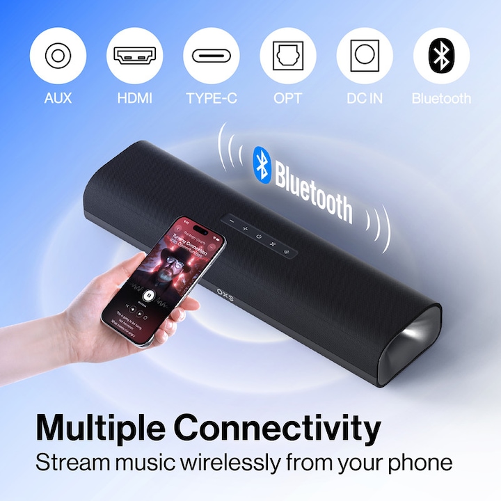 Actual product image OXS Thunder Lite PC Gaming Soundbar (30 W, 2.0 Channel)