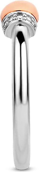 Immagine prodotto Ti Sento Milano Anello con zirconi bicolore placcato oro rosa 12193ZR (56, 925 Argento)