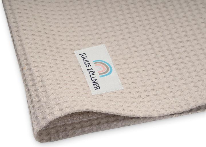 Actual product image Julius Zöllner Loop Comfy cover for Softy changing mat, waffle piqué Seashell (85 x 75 cm)