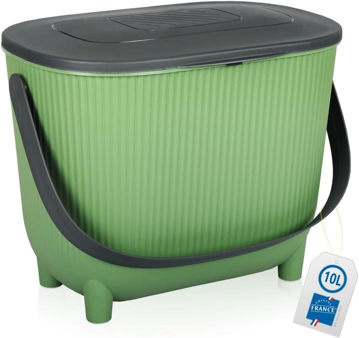 Stimo Komposteimer mit Aktivkohlefilter, 10L (10 l)