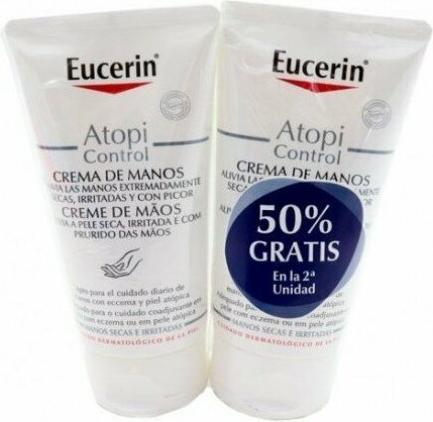 Image du produit Eucerin atopicontrol crème homme 2x75ml (150 ml)