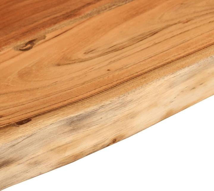Image du produit VidaXL Étagère murale Rectangulaire Bord d'arbre Étagère suspendue Bureau Étagère en bois massif Acacia