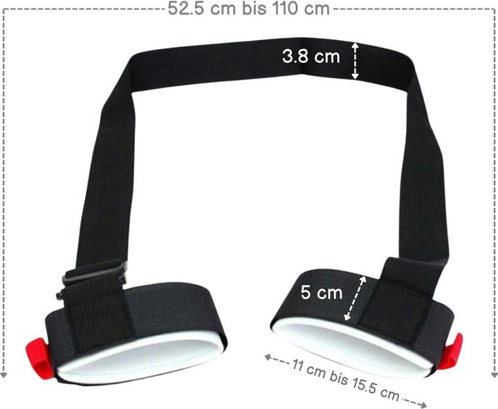 Actual product image Hermex Ski and snowboard shoulder strap (110 cm)