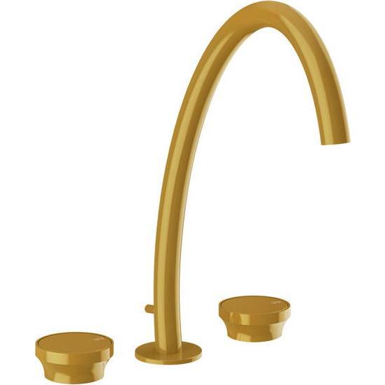 Gessi, Badarmatur, Origini 3-Loch Waschtischarmatur, hohe Version, mit Ablaufgarnitur, Ausladung 231mm