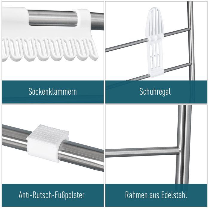 Produktbild Homcom Wäscheständer klappbar