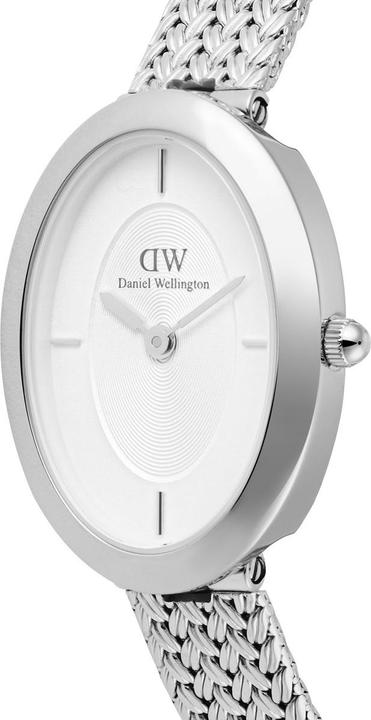 Produktbild Daniel Wellington Juliette Braided Mesh White Sunray Silver (Analoguhr)