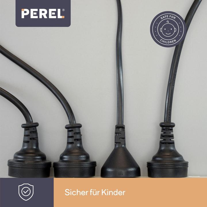 Produktbild Perel Steckdosenleiste (8 x, CEE 7/3, 2.15 m)