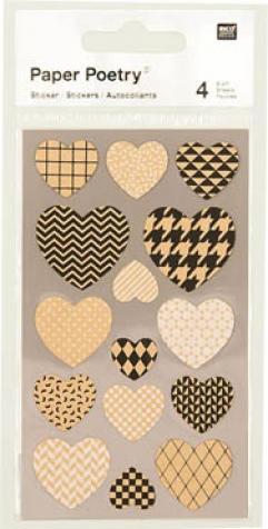 Produktbild Rico Design Aufkleber Herzen (4 Sticker)