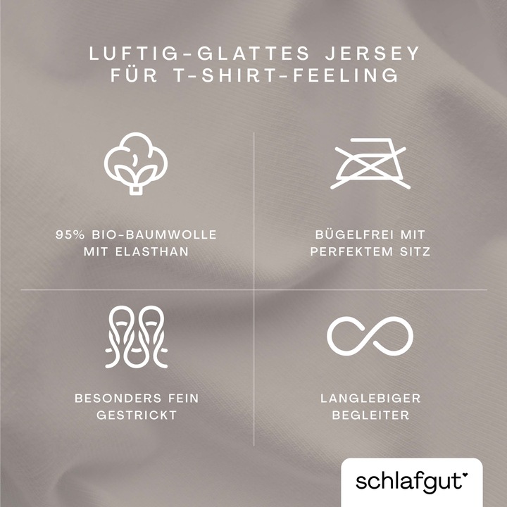 Immagine prodotto schlafgut Knitted Jersey (Copripiumino, 80 x 80 cm)