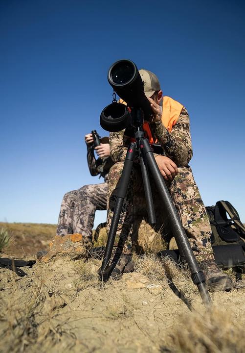 Actual product image BOG Shooting Tripod Deathgrip Sherpa Carbon Fiber Arca Swiss Rail Black (Carbon)