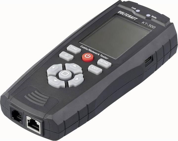 Produktbild Voltcraft Kabeltester VC-17497100 KT-300 Telekommunikation, Netzwerk (Kabeltester)