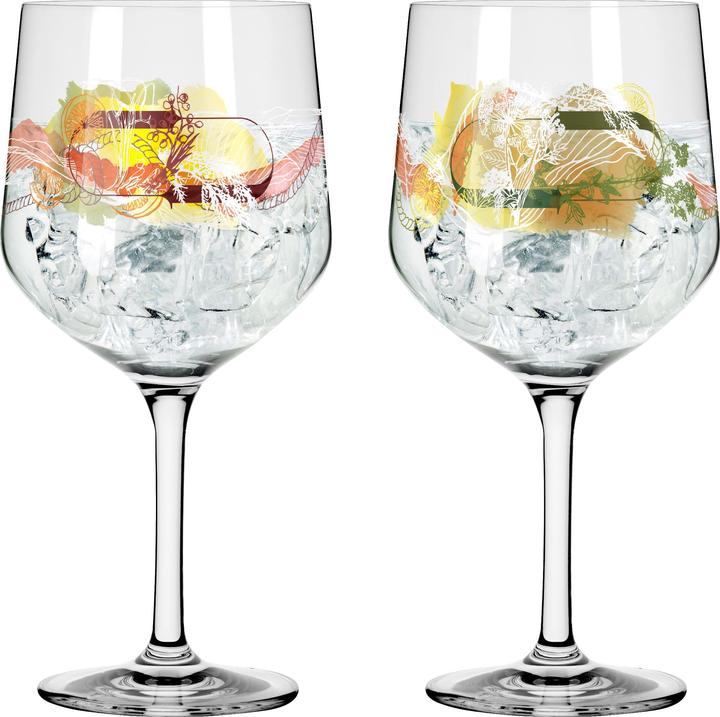 Produktbild Ritzenhoff 2er-Set Gin-Kelch Botanic Lights (7 dl, 2 x, Gin Gläser)