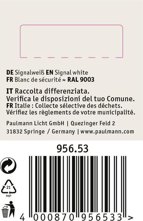 Image du produit Paulmann URail Embout