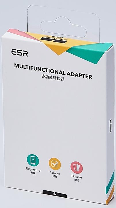 Actual product image ESR 2 in 1 USB-C to Headphone Jack Adapter (USB Type C, 3.5mm jack)