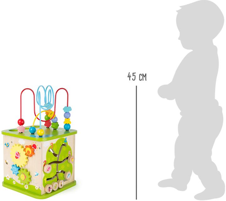 Actual product image small foot Motor world with ball track