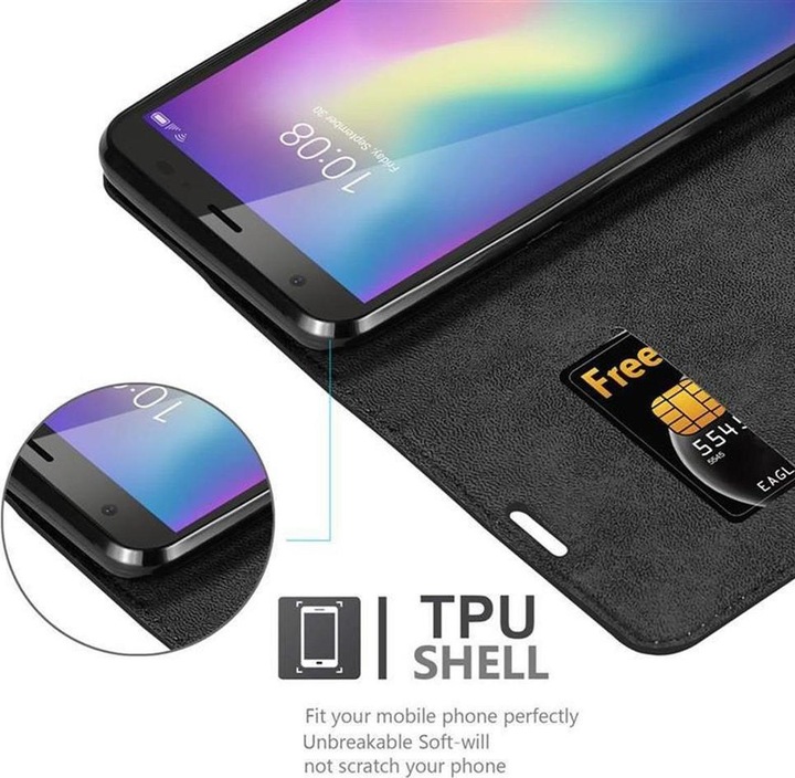 Actual product image Cadorabo Book Invisible Magnet Cover (ZTE Blade A5)