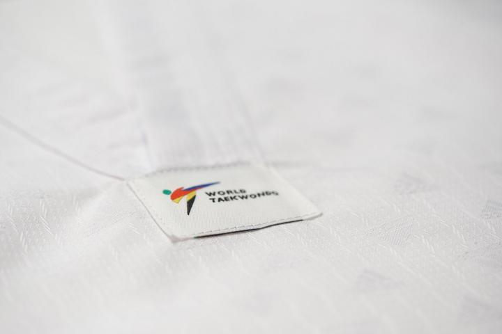 Actual product image adidas Taekwondo suit adiChamp IV, white lapel, ADITCH04 (170)