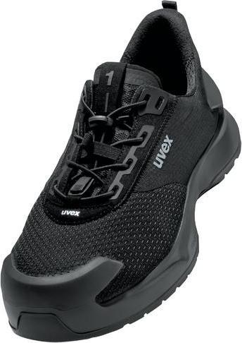 Uvex Sports uvex 1 x-craft Halbschuhe S1 PL 68003 schwarz Weite 12 Grösse 43 (S1P, 43)