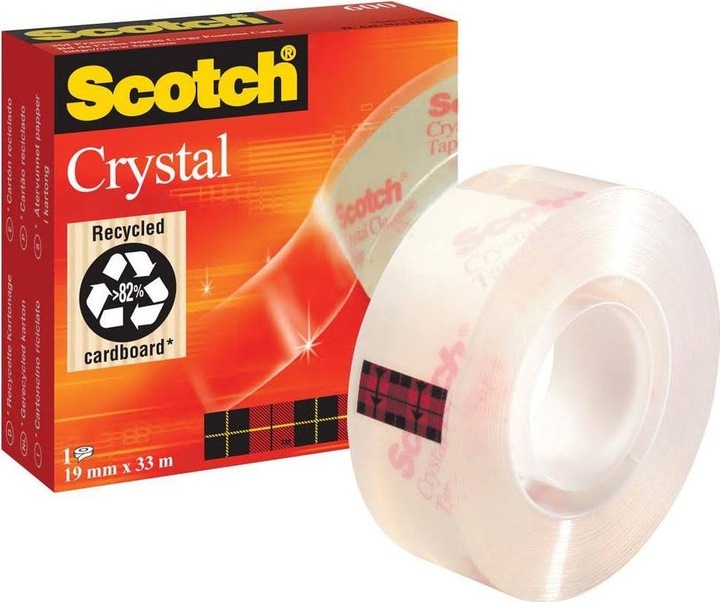 Image du produit Scotch Cristal 19mm x 3crystal clair (19 mm)