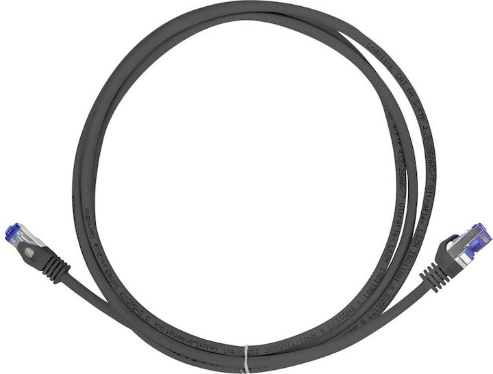 Image du produit LogiLink C6A123S RJ45 CAT 6a S/FTP 30m noir 1p. (S/FTP, CAT6a, 30 m)
