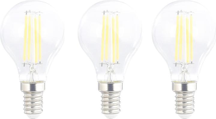 Image du produit Luminea Lot de 3 ampoules LED à filament (E14, 470 lm, 3x)