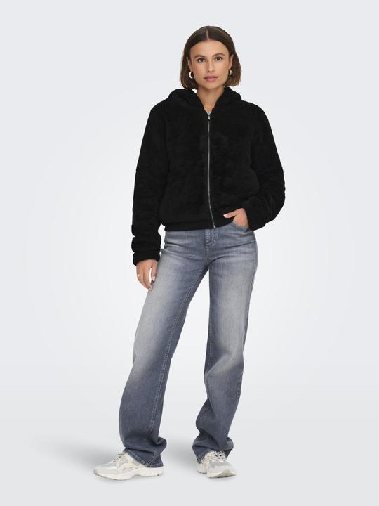 Actual product image Only Hooded jacket Teddy fur jacket (L)