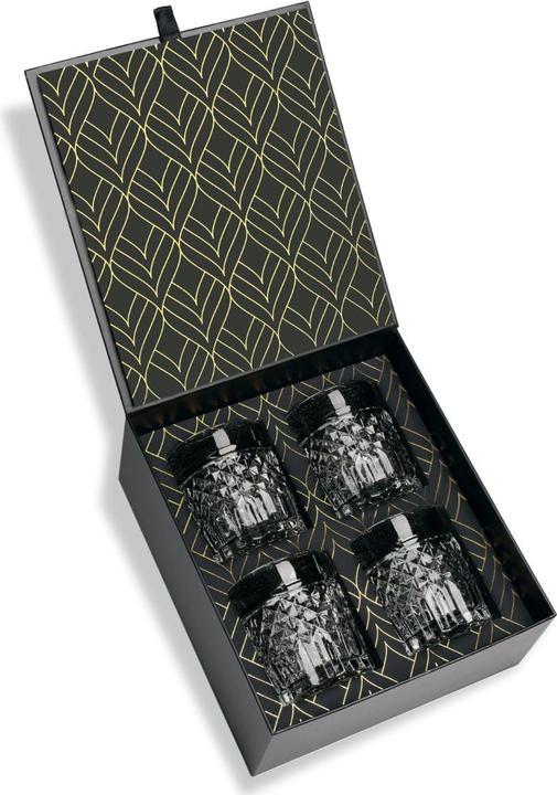 Produktbild Rocks Whiskey Chilling Stones Prestige Whiskeygläser Geschenkset 4er (2.80 dl, 4 x, Whiskygläser)