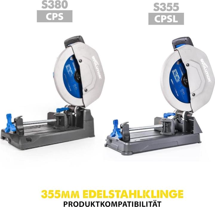 Image du produit Evolution Lame de scie pour acier inoxydable 355x25,4mm T90