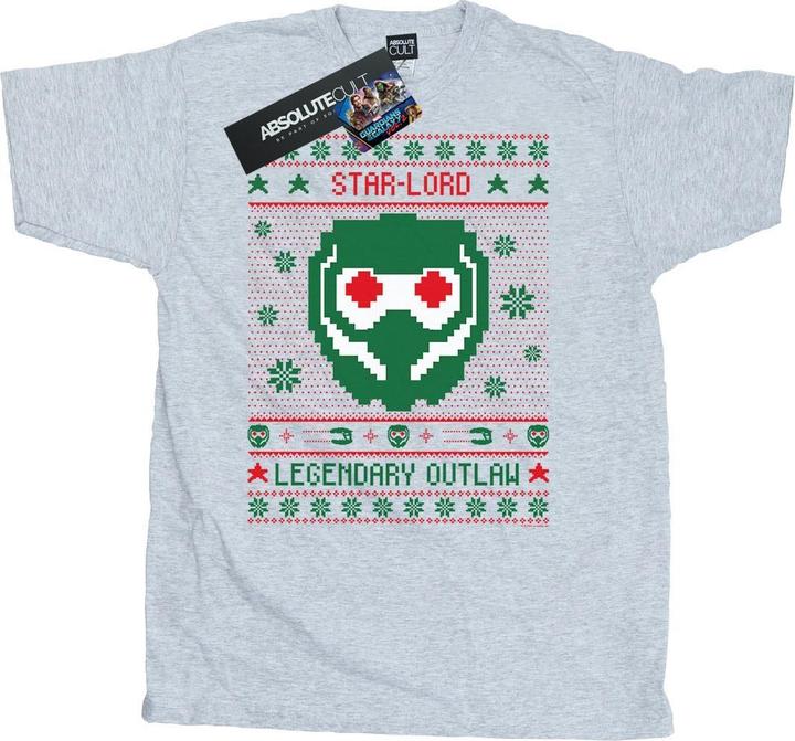 Immagine prodotto Guardians Of The Galaxy Vol. 2 Star Lord Fair Isle Maglietta Uomo (L)