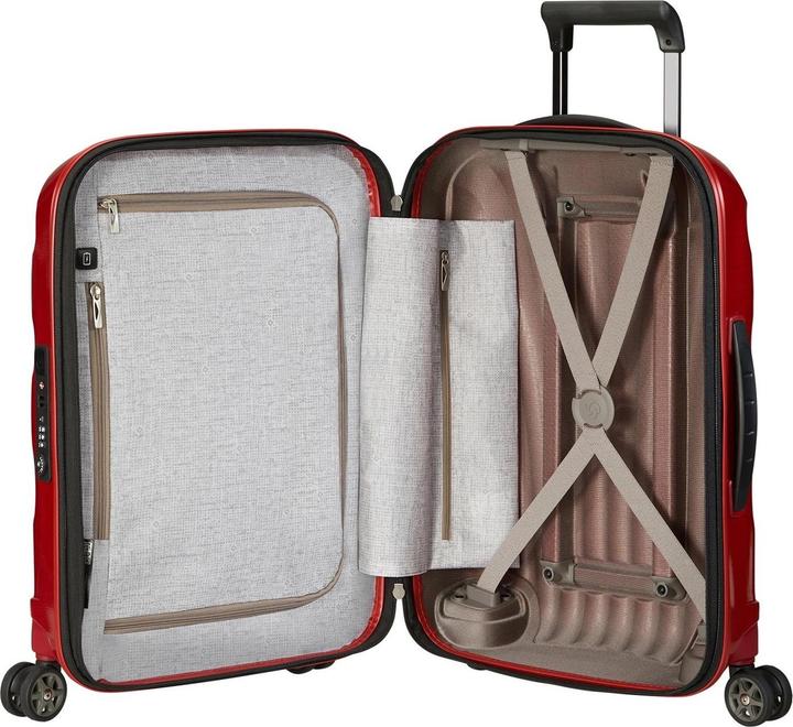Actual product image Samsonite Travel case - C-Lite Spinner 55/20 Exp (Handbagage) Chilli Red (42 l)