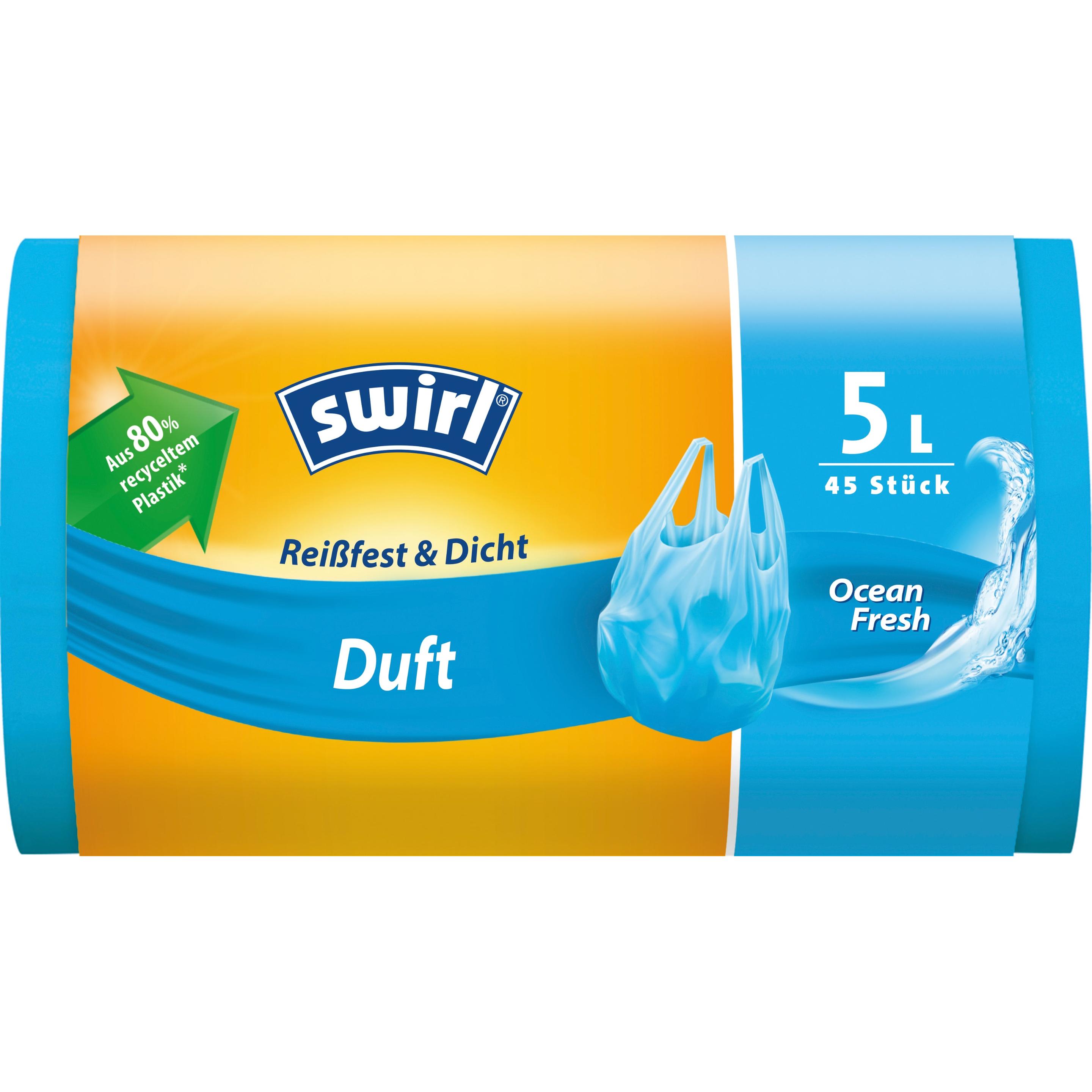 Swirl Duft Ocean, Abfallsack, Blau