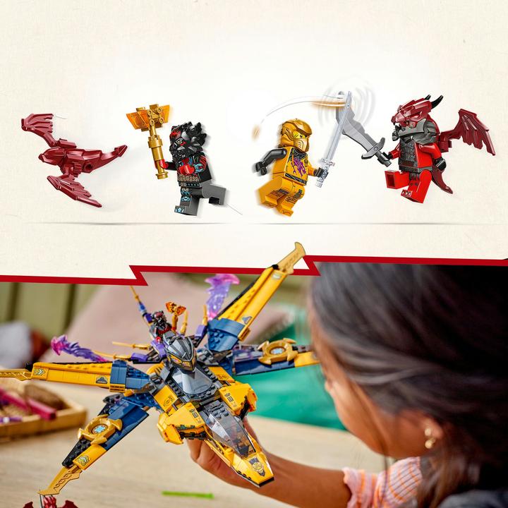 Actual product image LEGO Ras und Arins Super-Sturmflieger (71833, LEGO Ninjago)