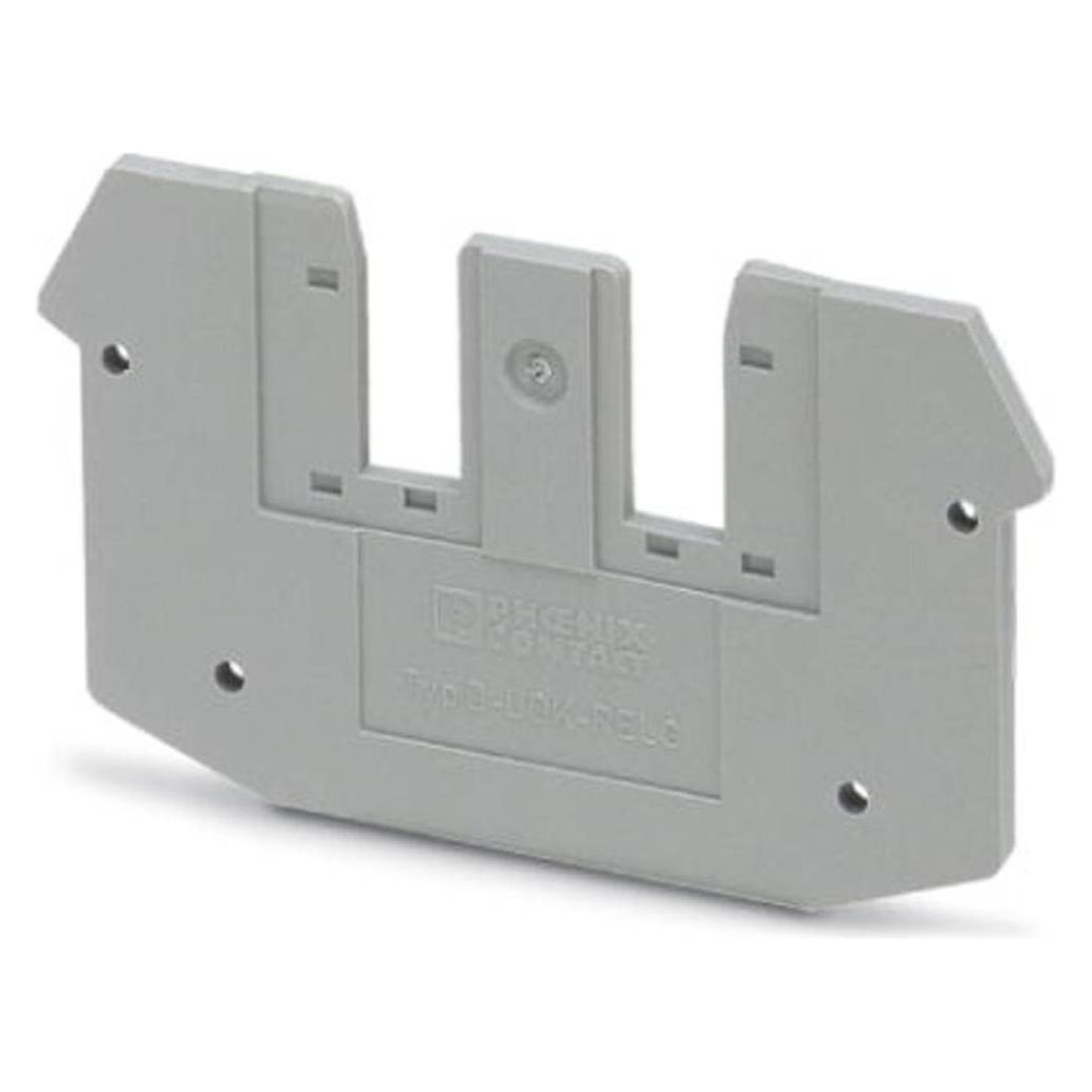 Phoenix Contact End Cover Term Blk Gray, Relais