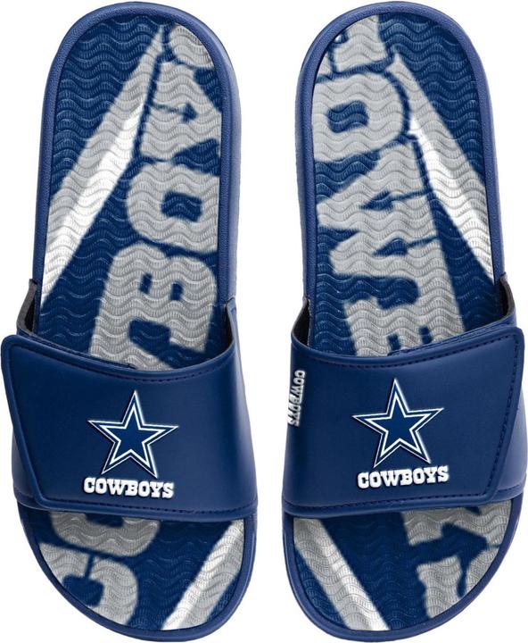 Actual product image Foco Dallas Cowboys NFL GEL Sport Slides - 41/42 (41, 42)