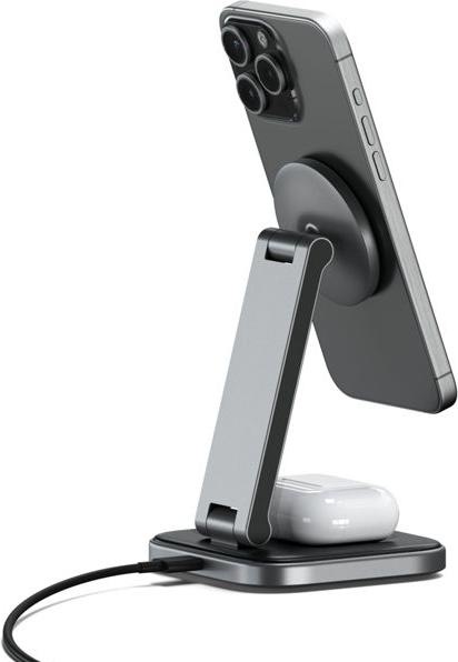 Actual product image Satechi 2-in-1 Foldable Charging Stand (15 W)