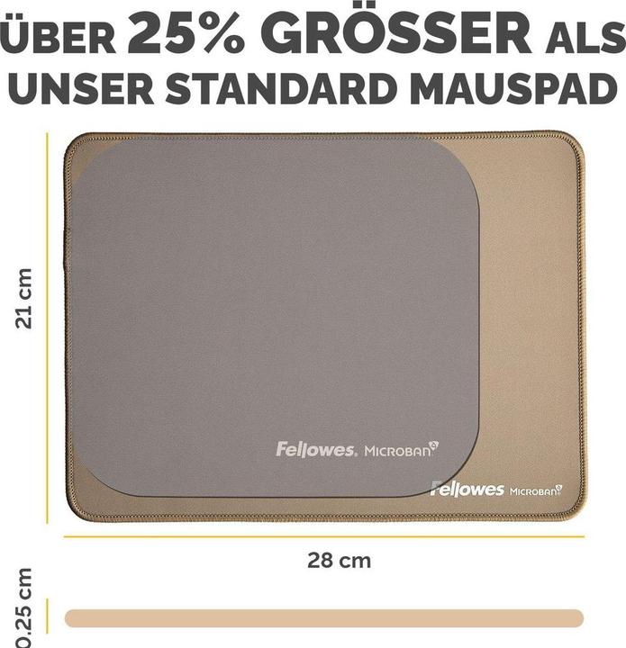 Actual product image Fellowes Breyta XL Mauspad sand (XL)