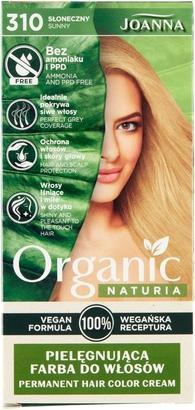 Produktbild Joanna Naturia Organic Permanent Hair Dye Set Ammoniak/PPD Frei #310 Sonniges Blond (#310 Sunny Blonde)