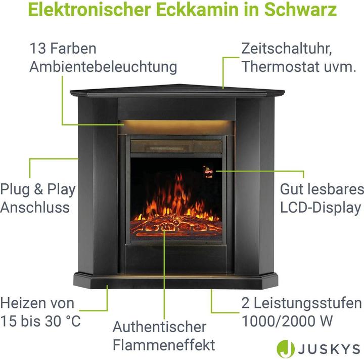 Produktbild Juskys Elektrischer Kamin