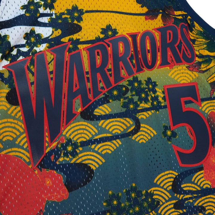 Actual product image Mitchell & Ness Swingman Mesh Jersey Golden State Warriors ASIAN Davis - S (S)