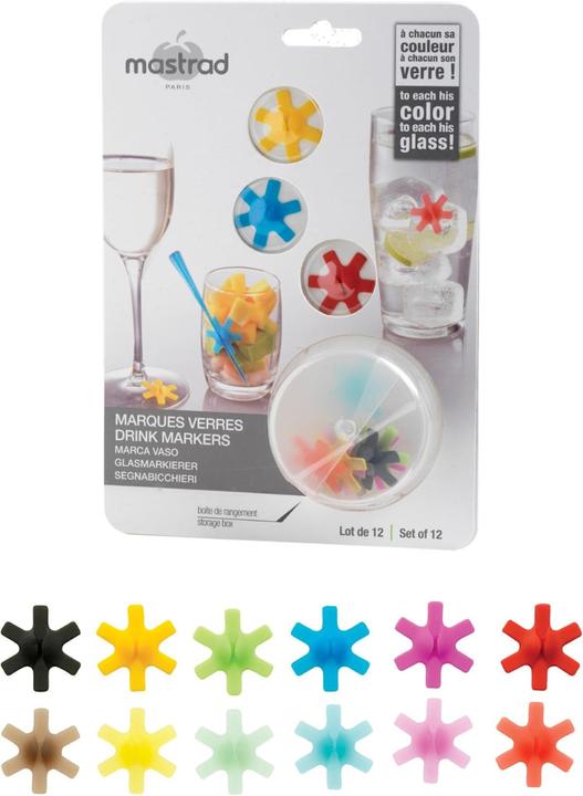 Actual product image Mastrad Glasmarker 12er-Set (glass marker)