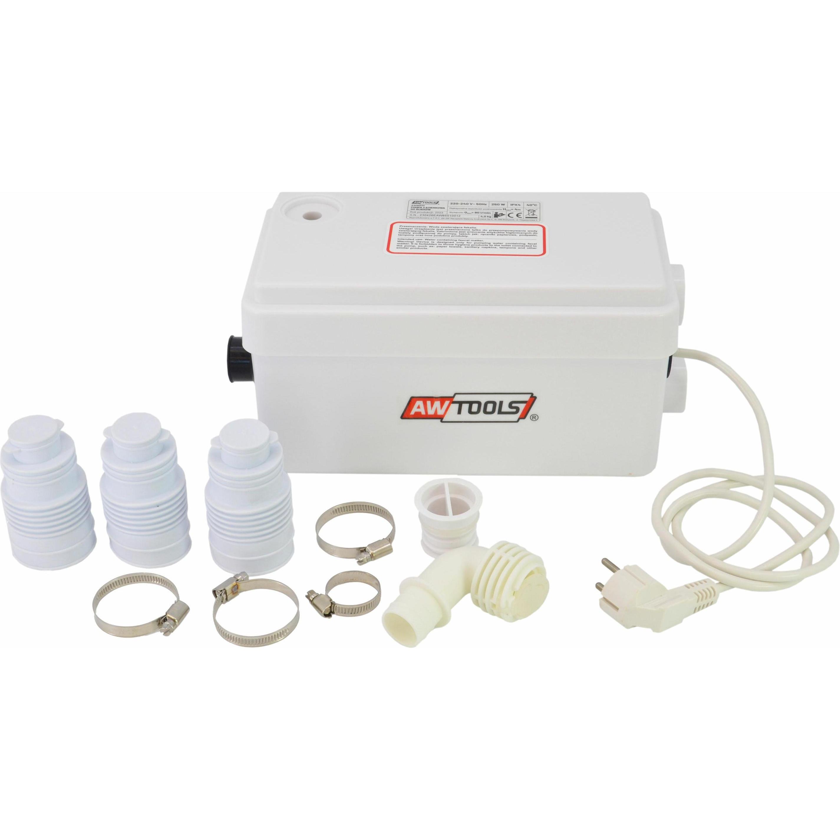 Awtools, Pompa da giardino, Pompa łazienkowa Do Prysznica I Umywalki 250w H=4m