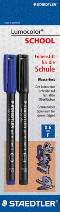 Image du produit Magni Stylo universel permanent Lumocolor, résistant aux taches et à l'eau, séchant en quelques secondes (2x)