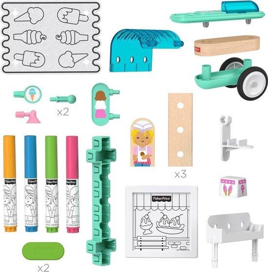 Actual product image Fisher-Price Fisher Price Wonder makers wooden ice cream van 14x30cm